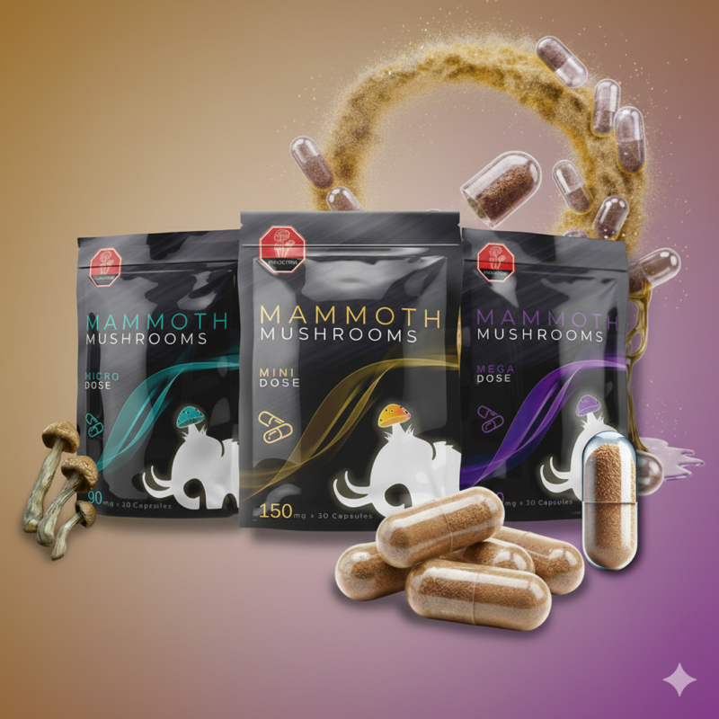 Psilocybin Microdose Capsule Bundle – 26g Total (60 x 90mg + 60 x 150mg + 40 x 300mg)