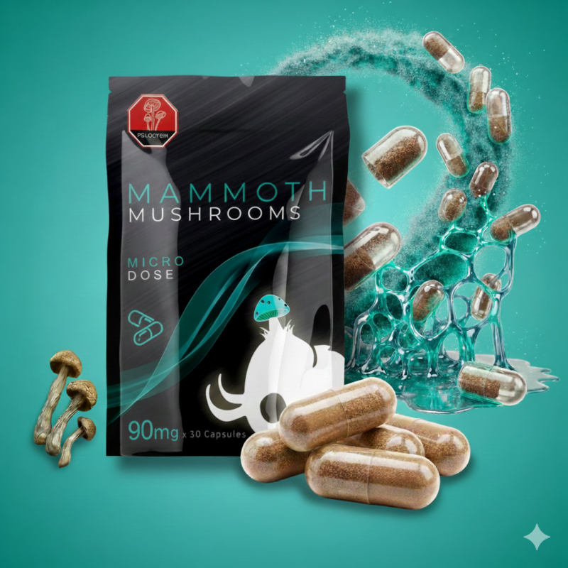 Psilocybin Microdose Capsules – 90mg x 30